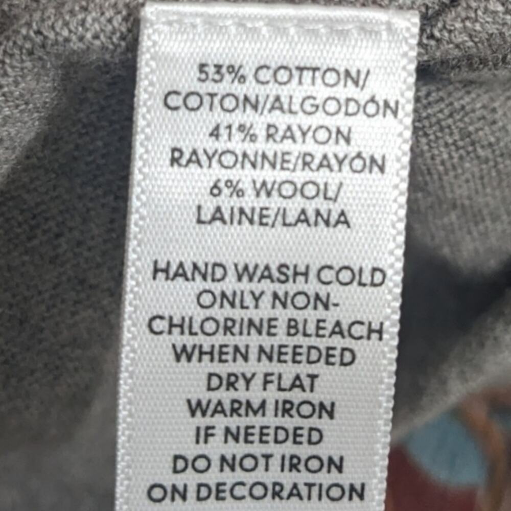 Loft Gray Jeweled lightweight‎ cardigan - Picture 7 of 7